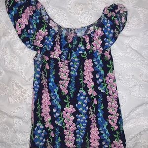 LILY PULITZER RUFFLE TOP